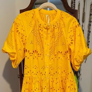 Anthropologie Tallulah Eyelet Dress